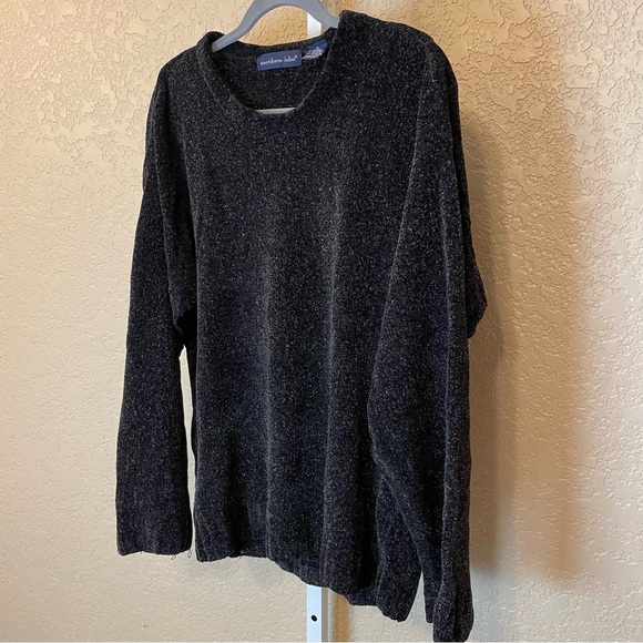 Vintage Northern Isles Gray Grandpa Sweater Medium - Picture 6 of 11